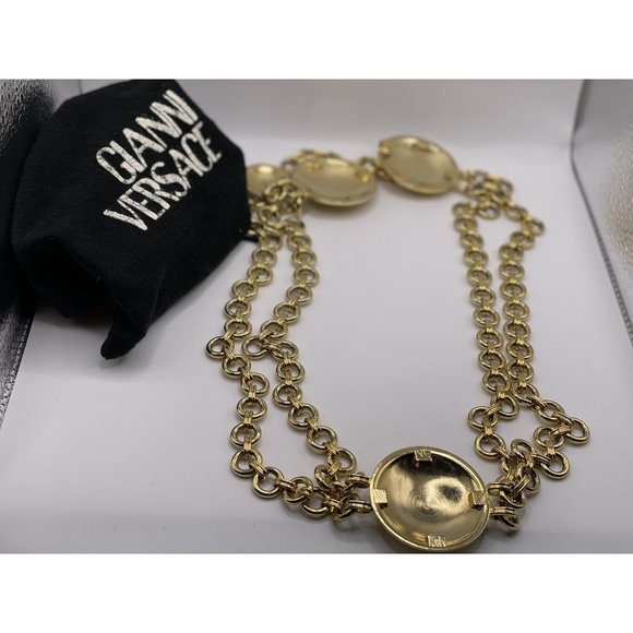 GIANNI VERSACE Medusa Gold Plated Coin Belt Chain Gianni Versace main image 4
